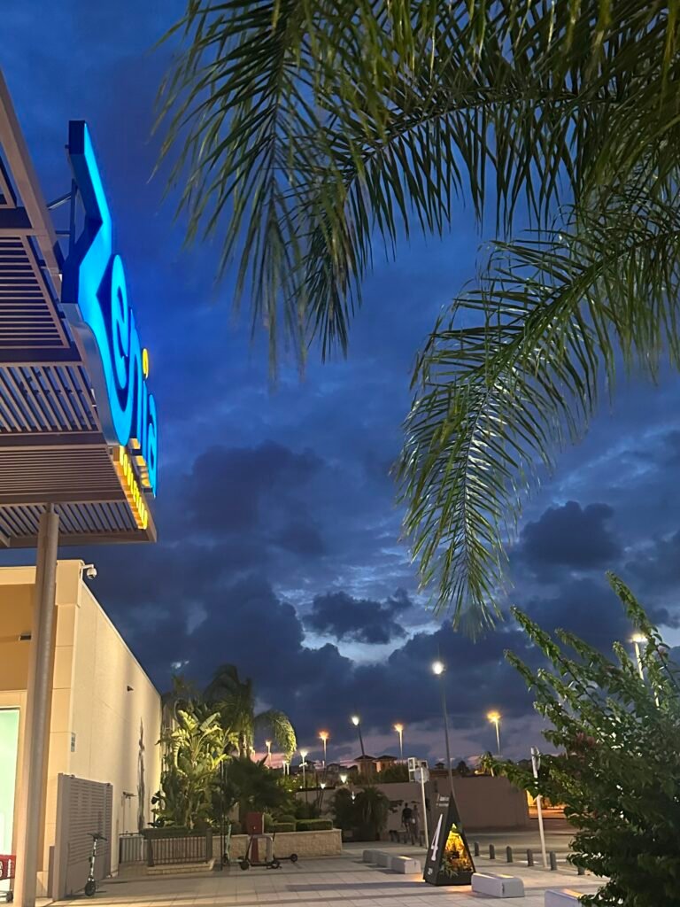 La Zenia Boulevard in the Evening, Orihuela Costa