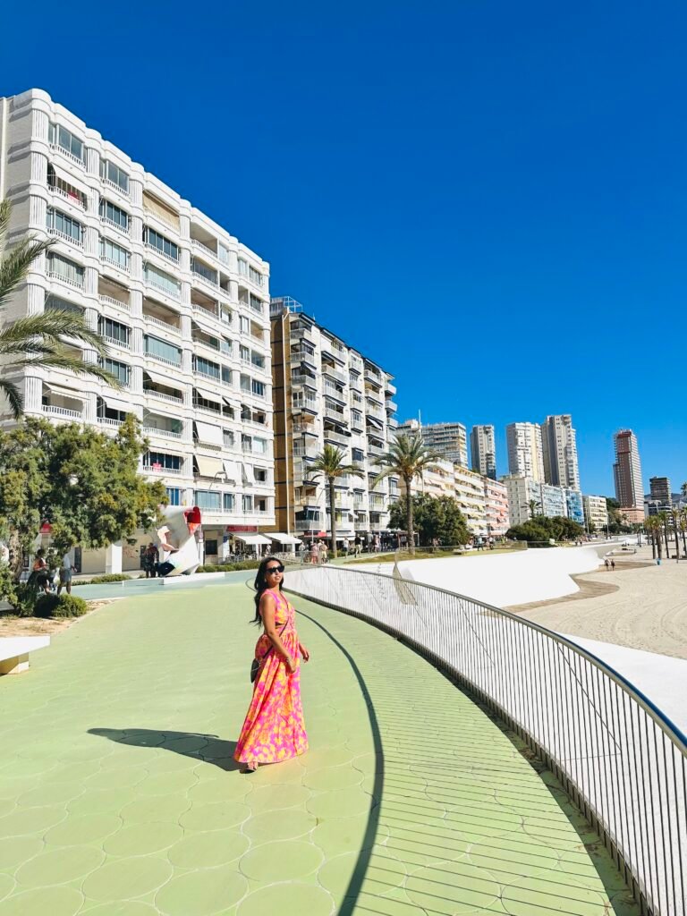 Los Alcázares promenade along the Mar Menor in Costa Cálida, Murcia