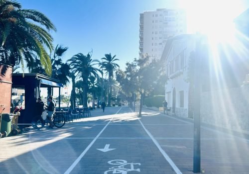 Santiago de la Ribera waterfront on the Mar Menor in Costa Cálida, Murcia